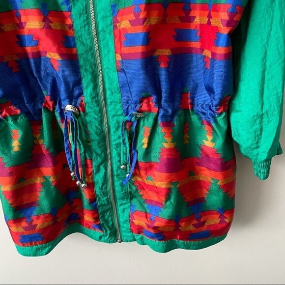Vintage Lavon Southwestern Windbreaker Jacket - Picture 5 of 6